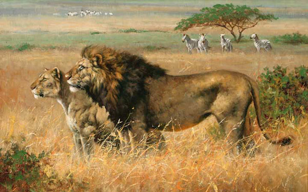 Jahrriesnge Animals of lion-lpf02548 