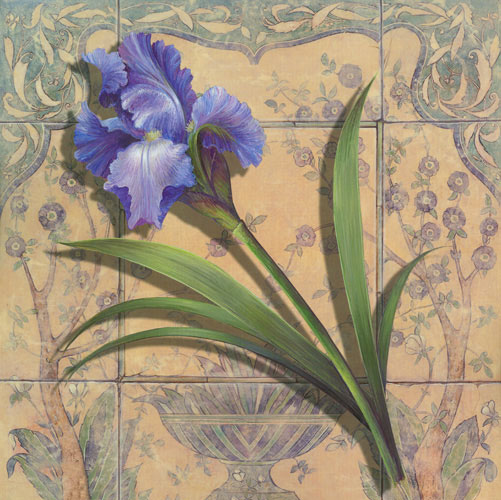 JAHRRIESNGE Floral of iris lpf05054 