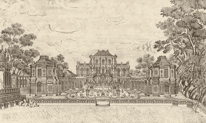 Jahrriesnge Landscape of palace lpf08492 