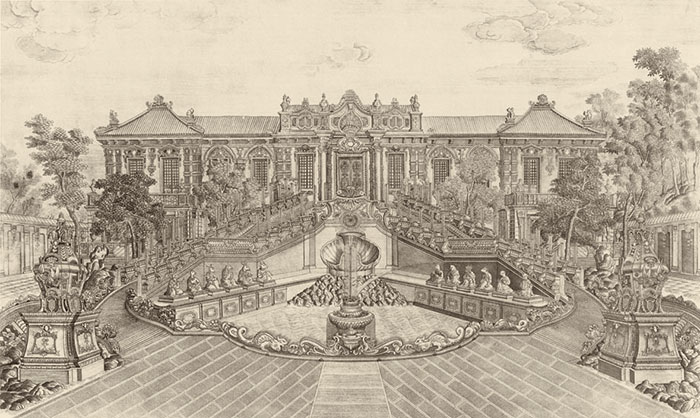 JAHRRIESNGE Landscape of palace lpf08501 