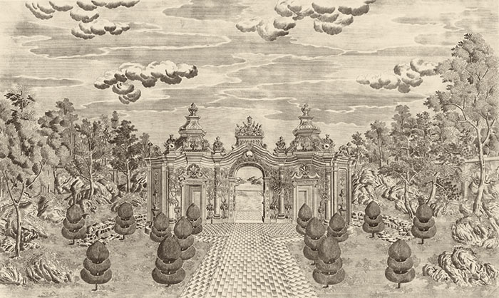 JAHRRIESNGE Landscape of palace lpf08510 