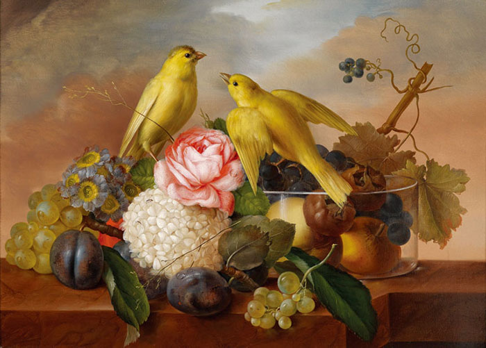 Jahrriesnge Still Life of birds lpf13516 