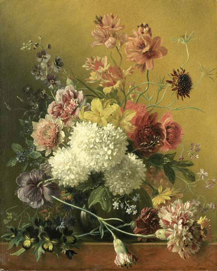 Jahrriesnge Still Life of flowers lpf13553 