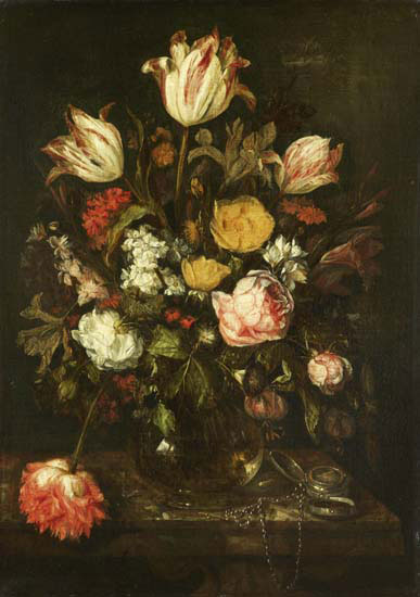 Jahrriesnge Still Life of flowers lpf13570 