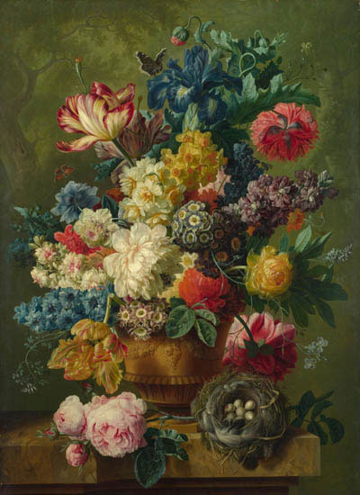 Jahrriesnge Still Life of flowers lpf13586 