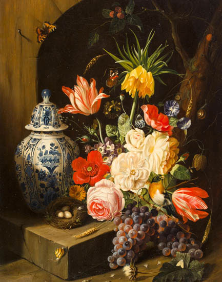 Jahrriesnge Still Life of flowers lpf13588 