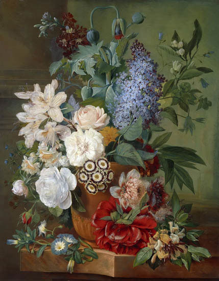 Jahrriesnge Still Life of flowers lpf13600 