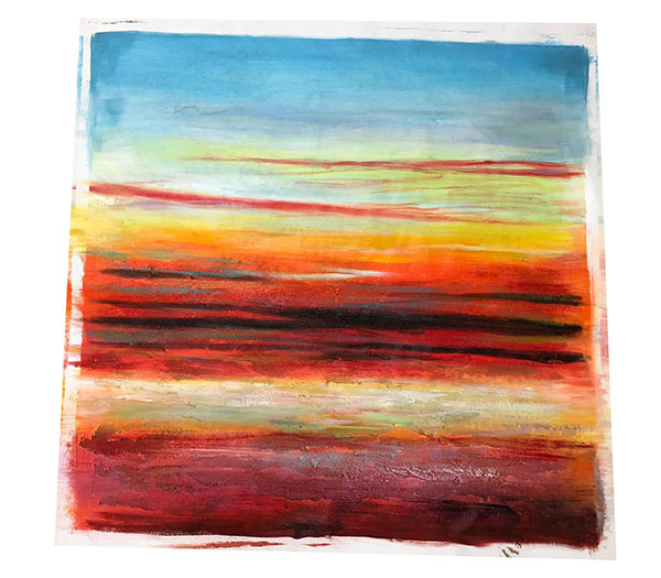 JAHRRIESNGE Oil Painting of sunset-lpg0098 