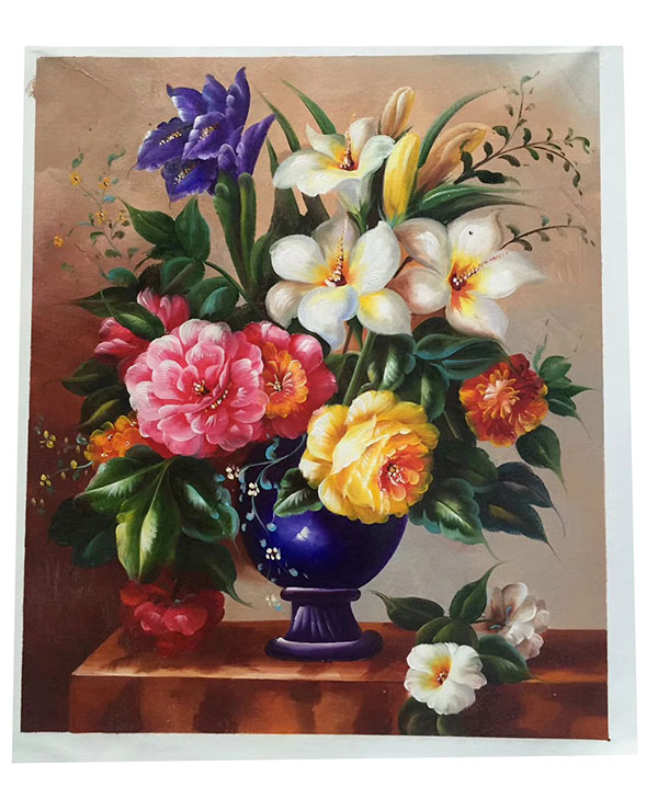 JAHRRIESNGE Oil Painting of flower-lpg0352 