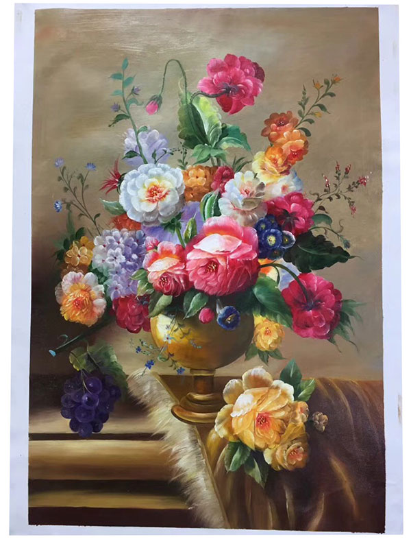 JAHRRIESNGE Oil Painting of flower-lpg0363 