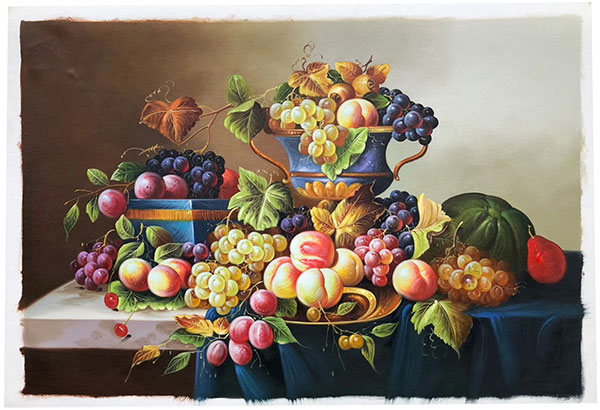 Jahrriesnge Oil Painting of fruit-lpg410 