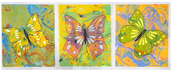 Jahrriesnge Oil Painting of butterfly-lpg0421 