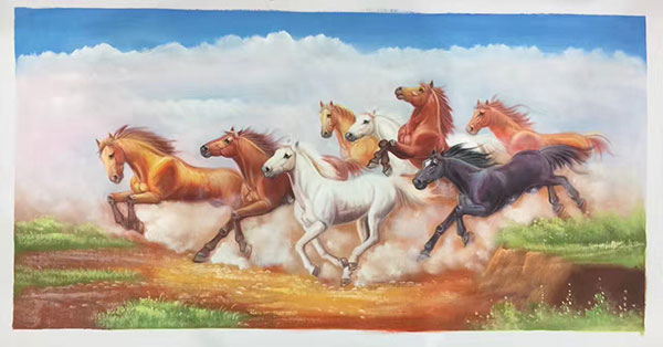 Jahrriesnge Animals of eight-horses-full-picture-lpg1026 