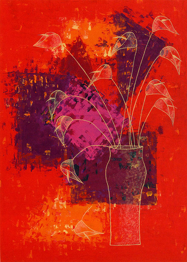 Jahrriesnge Abstract of vase-flower-lpg2031 