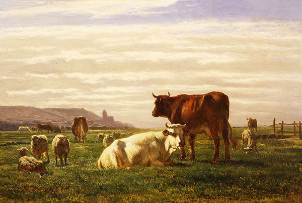 Jahrriesnge Landscape of cow lpg2378 