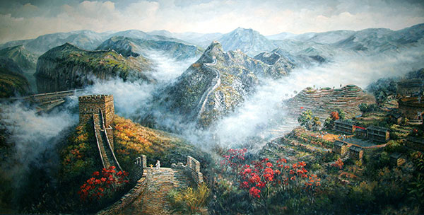 JAHRRIESNGE Landscape of The great wall lpg2389 