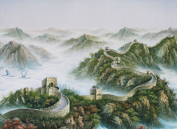 Jahrriesnge Landscape of The great wall lpg2391 