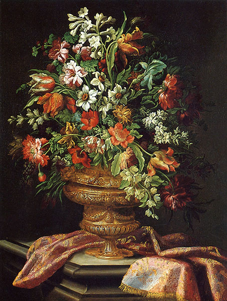 Jahrriesnge Still Life of flowers lpg2504 