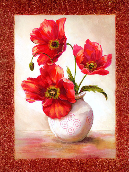 Jahrriesnge Still Life of flowers lpg2511 