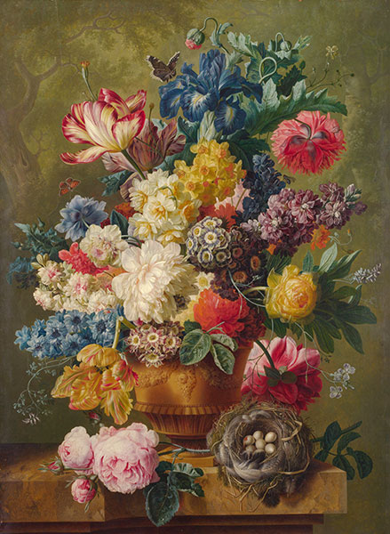 Jahrriesnge Still Life of flowers lpg2551 