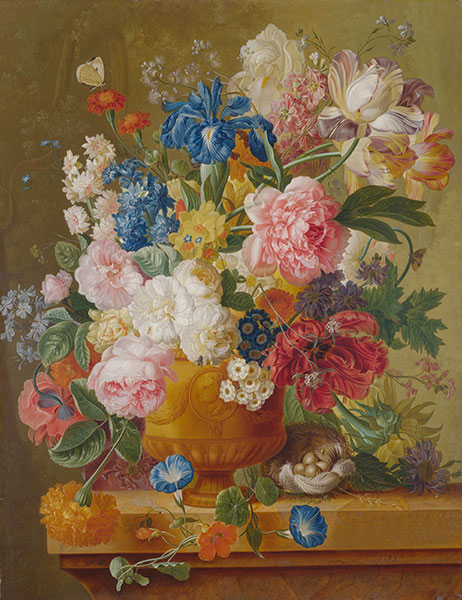 Jahrriesnge Still Life of flowers lpg2552 