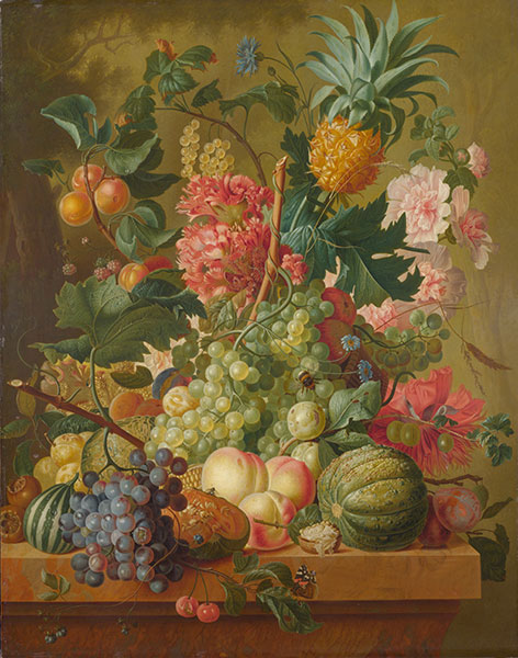 Jahrriesnge Still Life of flowers lpg2553 