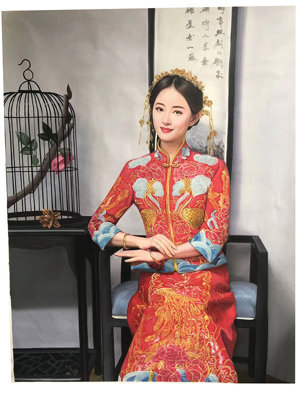 Jahrriesnge Portrait of chinese lady lpg2658 